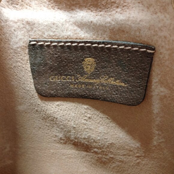 Authentic Gucci Sherry Line Brown PVC Shoulder Bag mn381-120625 - Picture 16 of 16